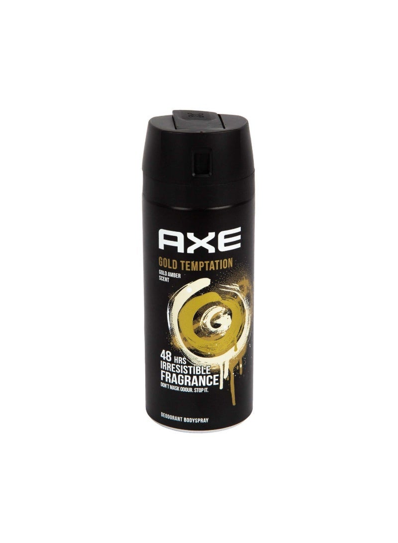 Axe Gold Temptation Amber Deodorant Body Spray For Men 150 ml