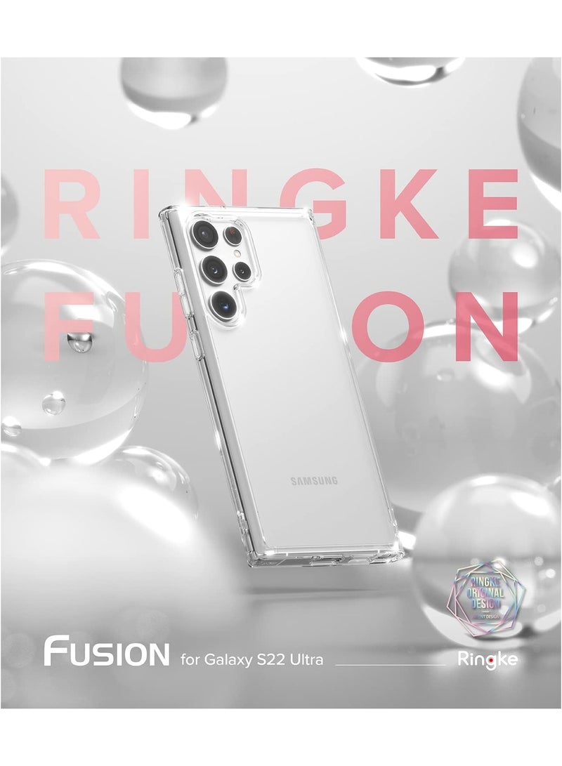 ELTRAZONE Transparent Shockproof TPU Protective Case Cover designed for Samsung Galaxy S22 Case - Image 4