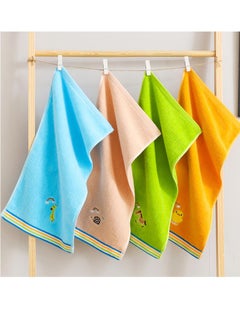Excefore Baby Washcloths, 4 Pack Kids Washcloth Towels, 100% Cotton Kids Face Towels Hand Towels for Bathroom  - Image 2