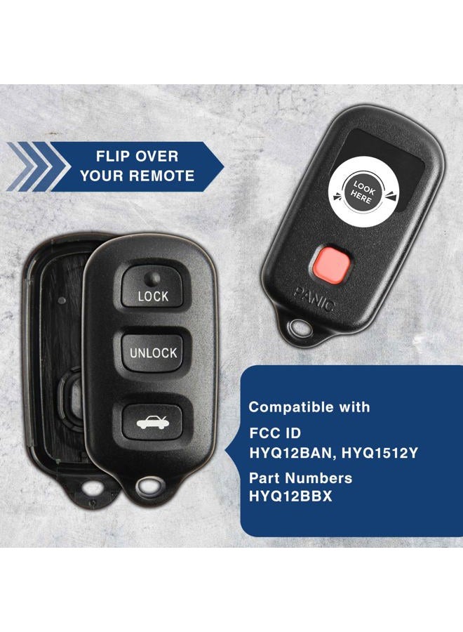 KeylessOption Just the Case Keyless Entry Remote Key Fob Shell - Image 4