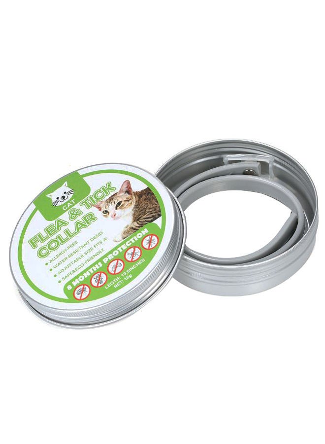 NIBEMINENT Cats Flea And Tick Collar Grey
