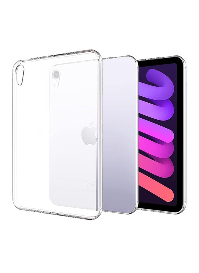 SJet - Case Compatible with iPad Mini (6th 7th Generation) A17 Pro 8.3 inch, Ultra Thin Silicone Shockproof Back Shell Frosted Transparent TPU Protective Cover for A2567/A2568/A2569/A2993/A2995/A2996 - Image 1