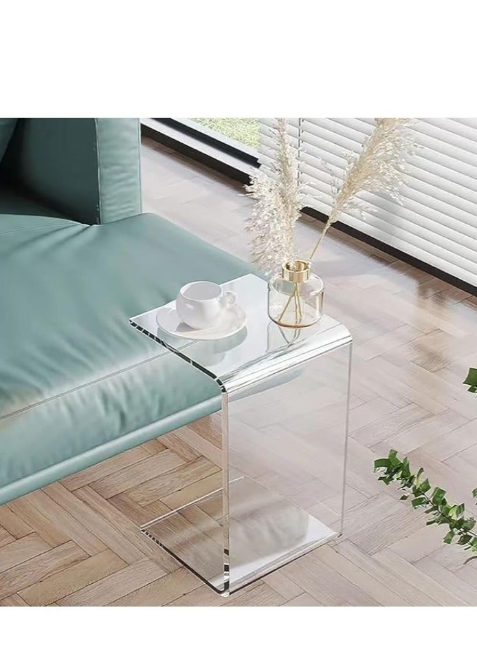 Maxsafe- Premium Quality Sofa Stand, Side Table made with Durable Clear Acrylic with a 8mm thickness can hold up to 2-4kg of weight  - Image 2