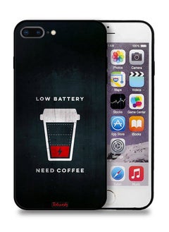 Tolwak Apple iPhone 8 Plus Protective Case Low Battery Need Coffee  - Image 1