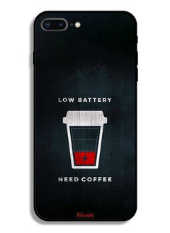Tolwak Apple iPhone 8 Plus Protective Case Low Battery Need Coffee  - Image 2