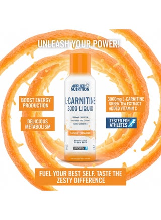 now l carnitine 3000 mg Applied Nutrition L-Carnitine 3000G Liquid With Tangy Orange Flavor -32 Servings-480Ml | Best Price Oman Flavour:Lemon where should ghk cu 84 Glutathione Toner