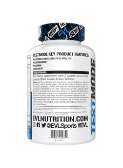Evlution Evlution Nutrition TestMode - Complete Testosterone Support - Testosterone Supplement for Men - Supports Men’s Health & Vitality - Performance, Stamina & Strength - 50 Servings - 100 Veggie Capsules  - Image 3
