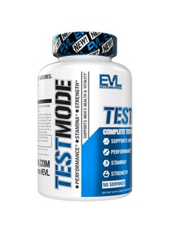 Evlution Evlution Nutrition TestMode - Complete Testosterone Support - Testosterone Supplement for Men - Supports Men’s Health & Vitality - Performance, Stamina & Strength - 50 Servings - 100 Veggie Capsules  - Image 4
