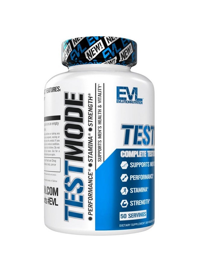 Evlution Nutrition TestMode - Complete Testosterone Support - Testosterone Supplement for Men - Supports Men’s Health & Vitality - Performance, Stamina & Strength - 50 Servings - 100 Veggie Capsules - Image 4