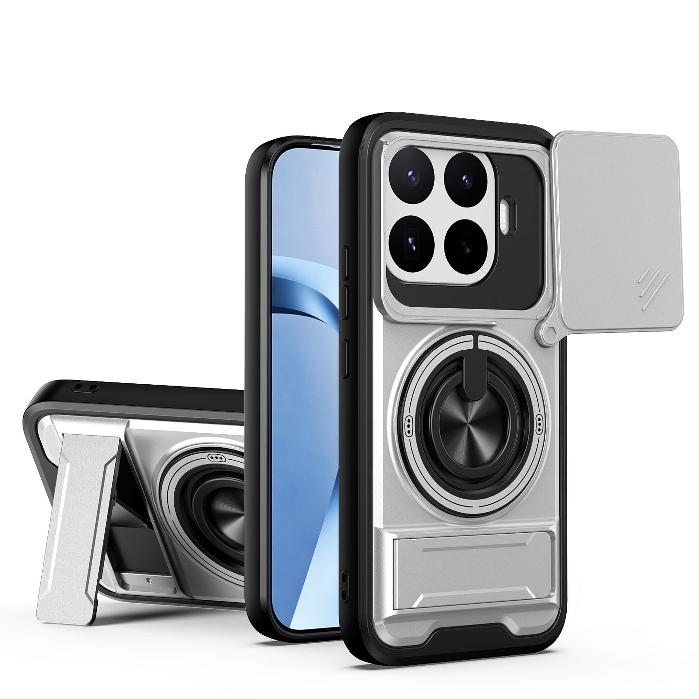 goldenmask Goldenmask Golden Mask With Xiaomi 17t Ring Case With Stand And Camira Holder Case ZDC51CA100644B8D7AAD4Z