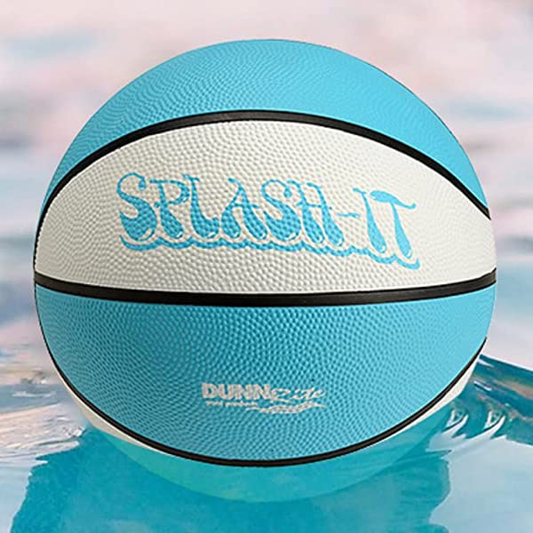 DUNNRITE Products 9" Diameter Regulation Aqua B110 Pool and Lake Water Basketball, Waterproof - Image 2