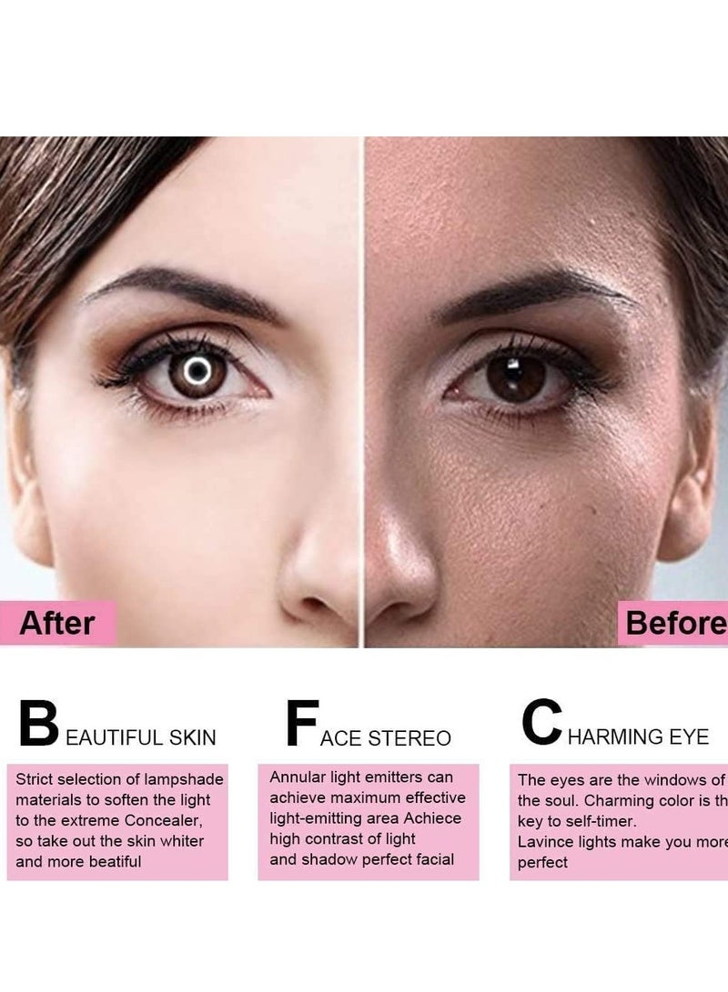 Zikra Selfie Ring Light Clip-On Phone Camera Led Light Adjustable Brightness Selfie Circle - Image 3