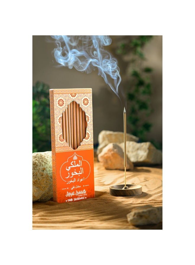 Royal Bakhour Premium Incense Sticks – Luxury Oud Fragrance Incense – Long Lasting Bakhour Aroma Sticks for Relaxation, Meditation & Air Freshening, 12 Sticks - Oudh Sandalwood - Image 2