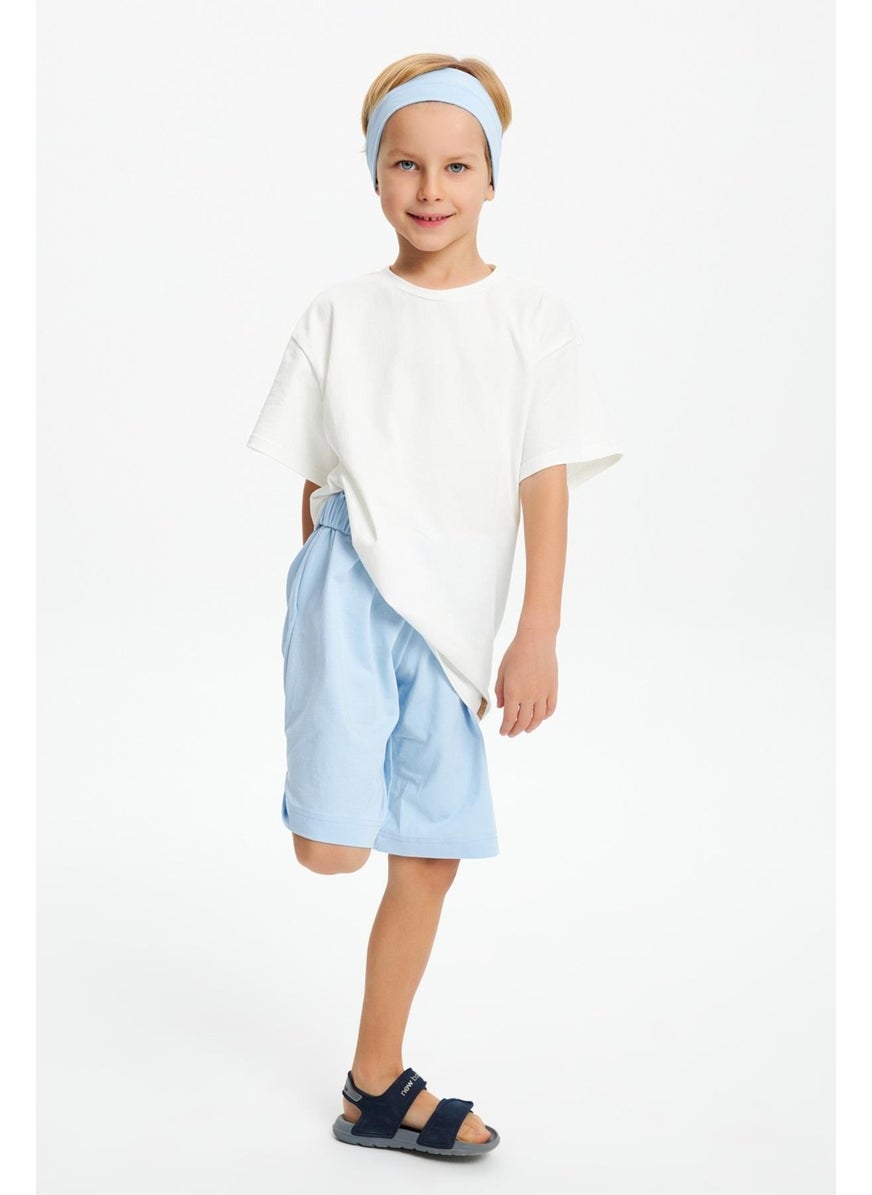 Babygiz Baby Blue Men's Cotton Combed Non-Slip Anti-Sweat Flexible Hair Band  - Image 3