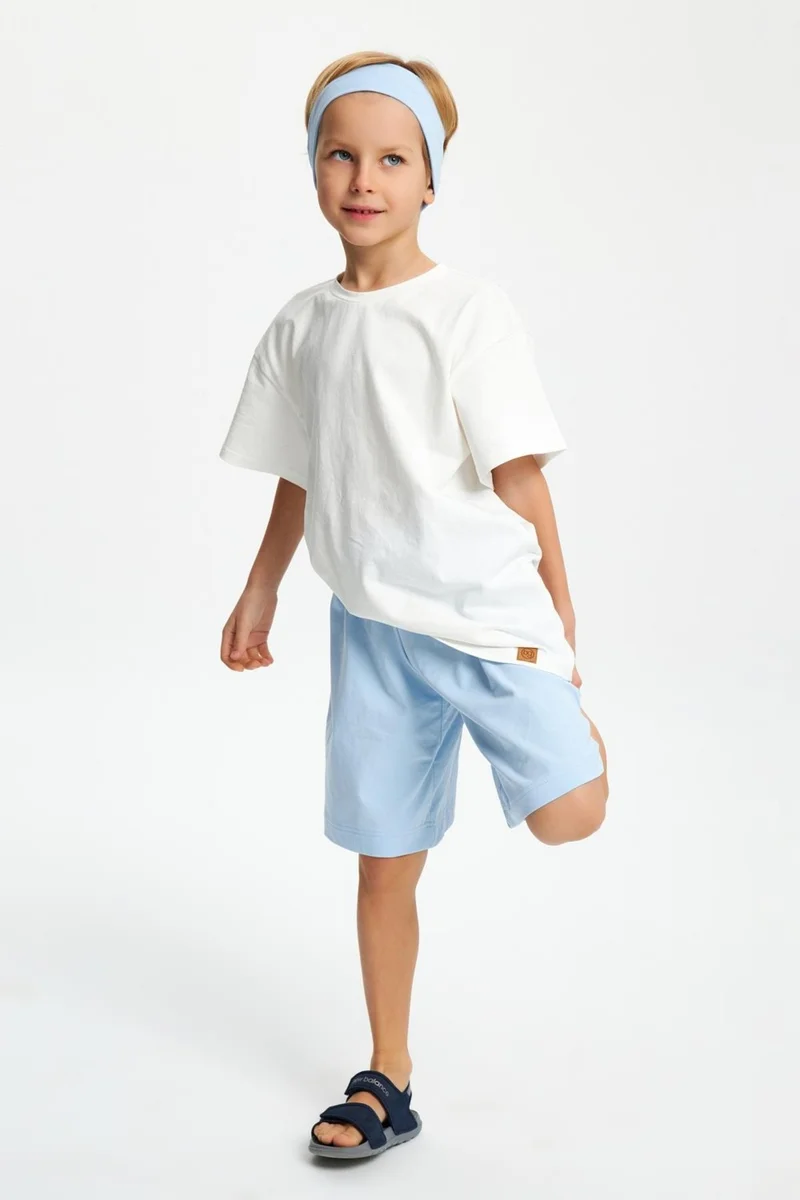 بيبيجيز Baby Blue Men's Cotton Combed Non-Slip Anti-Sweat Flexible Hair Band