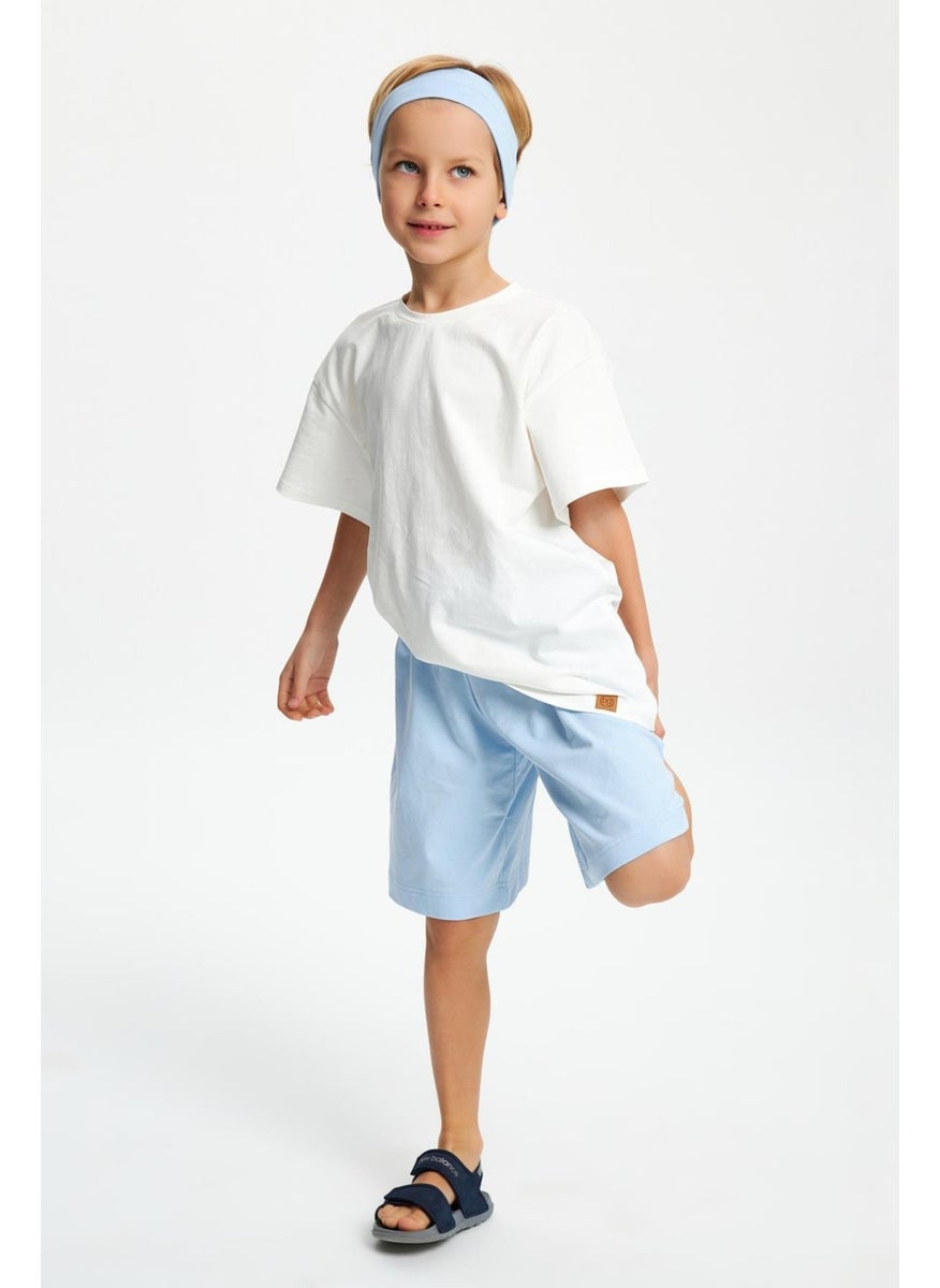 Babygiz Baby Blue Men's Cotton Combed Non-Slip Anti-Sweat Flexible Hair Band  - Image 4