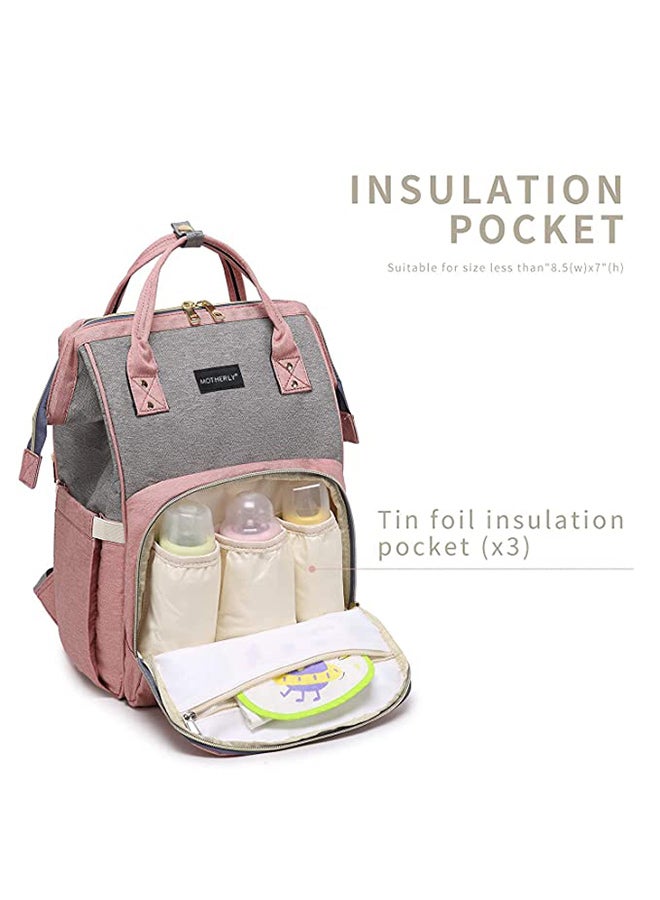 Alyashmac Comfortable And Breathable Inner Lining Baby Diaper Bag With USB Charging Pot and Detachable Straps - Image 3