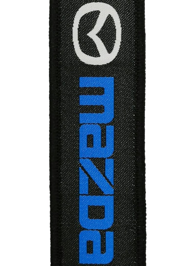 mazda Premium Fabric Strap Car Keychain, Mazda Logo Home Keychain - Image 4