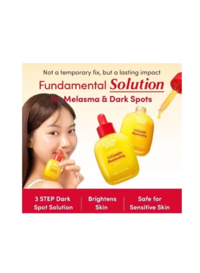 إيكوالبيري Eqqualberry Vitamin C Serum مع 15 ٪ مستخلص Acerola و 5 ٪ niacinamide | مجمع حمض السيراميد هيالورونيك لإصلاح الحاجز والترطيب العميق (30 مل/1.01 أوقية) - Image 2