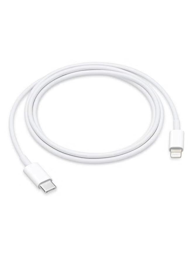 NH USB-C To Lightning Cable - 1 Meter for Apple iPhone White - Image 1