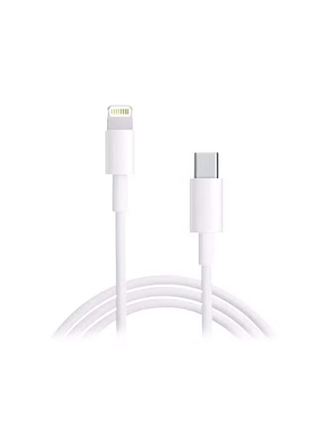 NH USB-C To Lightning Cable - 1 Meter for Apple iPhone White - Image 3