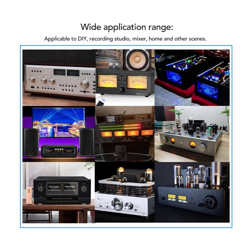 VU Meter LED White Backlit Accurate Power Amplifier DB Meter Studio - Image 4