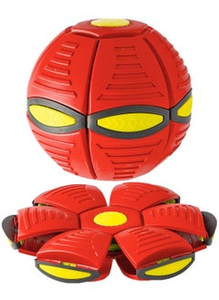 maffick Magic Flying Saucer Ball,New Adult Decompression Flying Saucer Ball,Parent-Child Interactive Toys with Cool Changeable Shapes (Red)  - Image 1