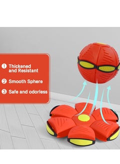 maffick Magic Flying Saucer Ball,New Adult Decompression Flying Saucer Ball,Parent-Child Interactive Toys with Cool Changeable Shapes (Red)  - Image 3