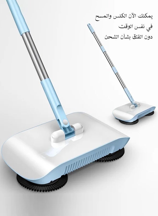 Smart Home Cleaning Set: Broom, Dustpan & Brush for Effortless Tidying - Image 2