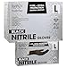 ForPro Professional Collection Disposable Nitrile Gloves Chemical Resistant PowderFree LatexFree NonSterile Food Safe 4 Mil Black Large 1000Count - Image 1