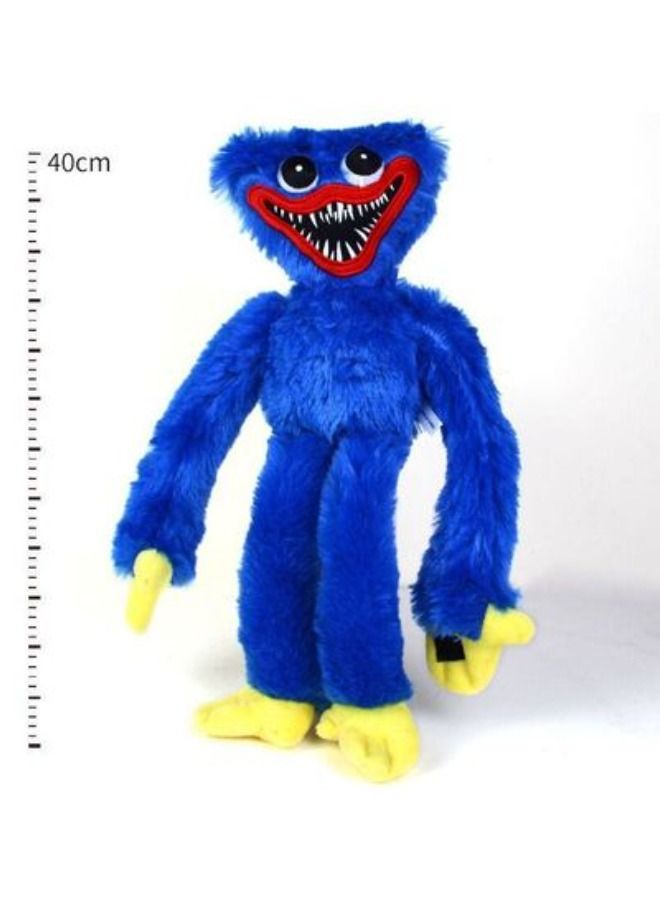 XiuWoo Poppy Playtime Huggy wuggys Plush, Christmas Cartoon Plush Toy, Monster Horror Stuffed Doll Gifts for Game Fan’s 15.8inch (Blue) - Image 1
