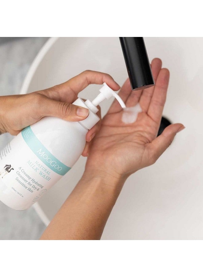 MOOGOO Milk Wash - Natural Creamy Body Wash & Cleanser 500Ml - Soap-Free, Sls-Free. For Dry, Sensitive Skin. - Image 2
