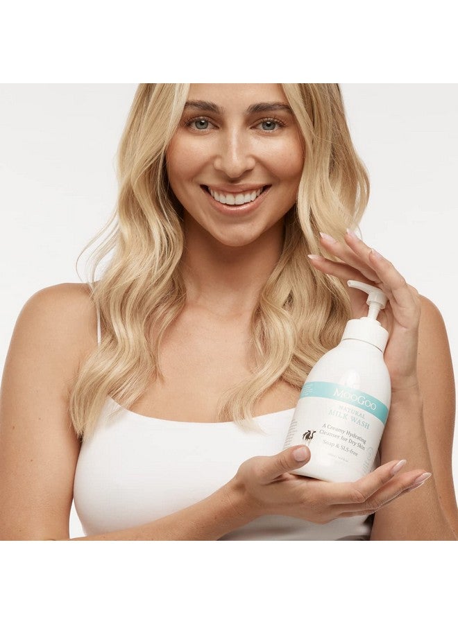 MOOGOO Milk Wash - Natural Creamy Body Wash & Cleanser 500Ml - Soap-Free, Sls-Free. For Dry, Sensitive Skin. - Image 1