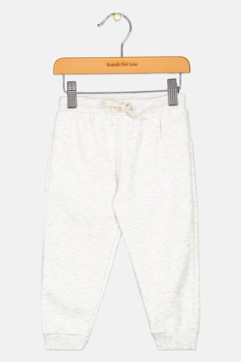 Fox Toddlers Boy Heather Pull On Pants, Grey  - Image 1
