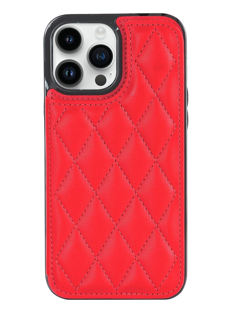 Suteni Back Cover Leather Card Slots Magnetic Back Phone Case for iPhone - Image 1