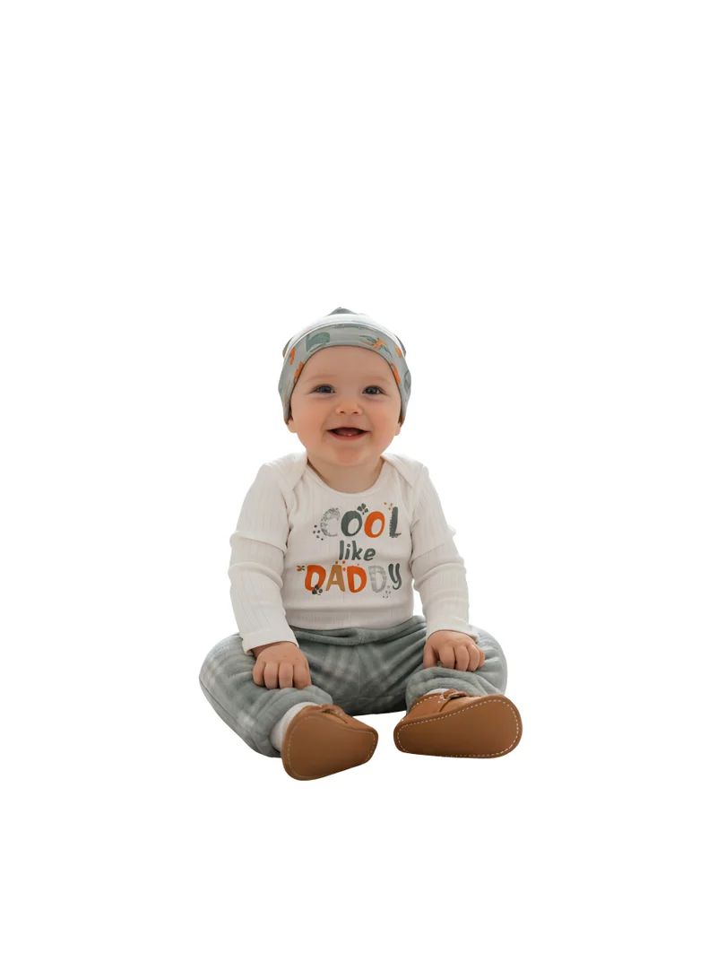 بمبىمىشى طقم بامبيميسي بأكمام طويلة وطبعة ديناصور