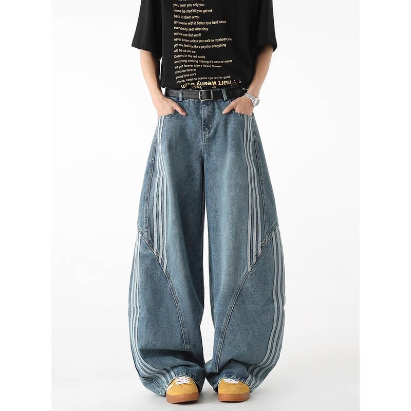 Unisex Casual Daily Denim Jeans - Image 2
