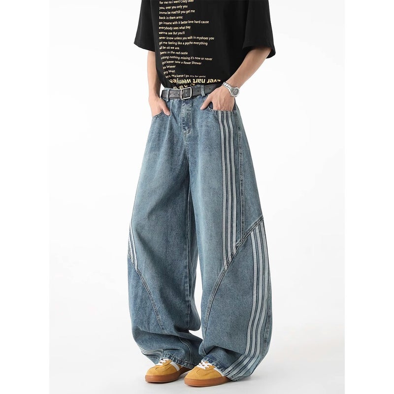 Unisex Casual Daily Denim Jeans - Image 1