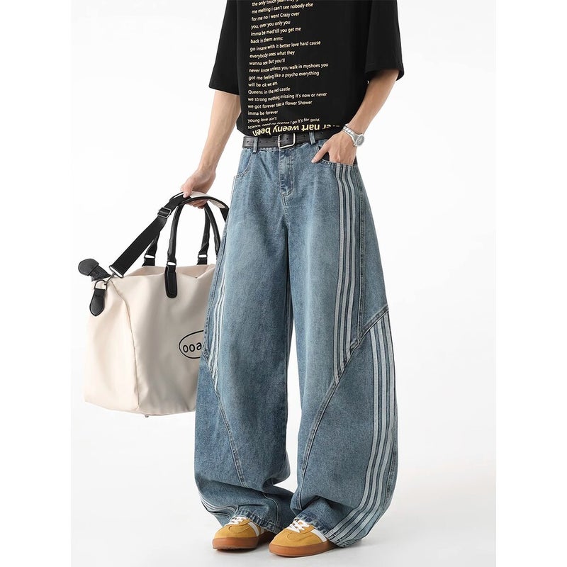 Unisex Casual Daily Denim Jeans - Image 3