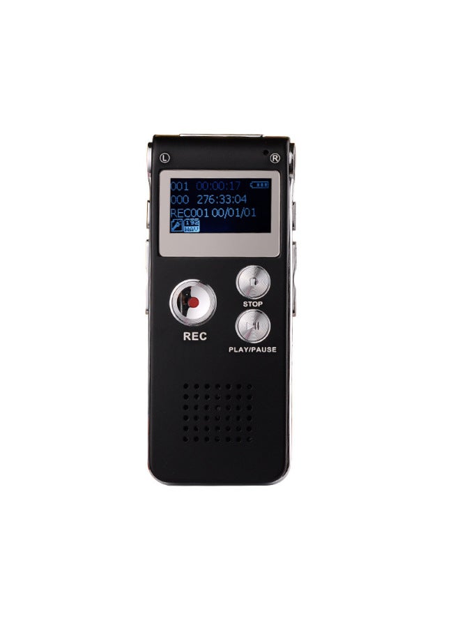 مسجل صوت رقمي N28 مشغل Mp3 العرض المباشر - اللون: أسود - السعة: 32 جيجابايت - Image 1