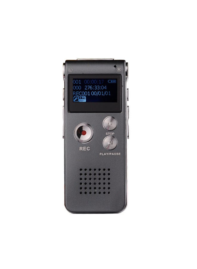 مسجل صوت رقمي N28 مشغل Mp3 العرض المباشر - اللون: أسود - السعة: 32 جيجابايت - Image 5