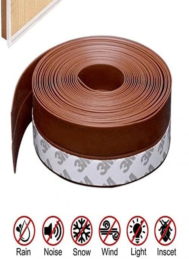 SYADEL Door Seal Strip Door Strip Bottom Silicone Seal Strip Door Strip Bottom Self Adhesive Gaps (3 Meter) - Image 4