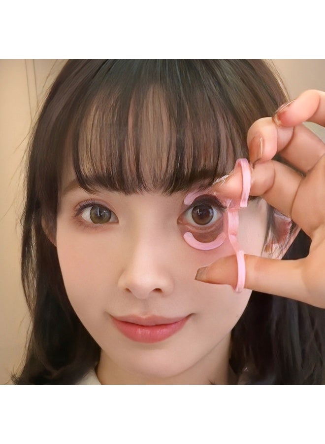 KHAJUL 1 Set of Women Eye Care Tools for Inserting and Removing Contact Lenses Soft Plastic Tweezers Scraper Suction Cup for Lens Accessories Beauty Tools (Pink) - Image 2