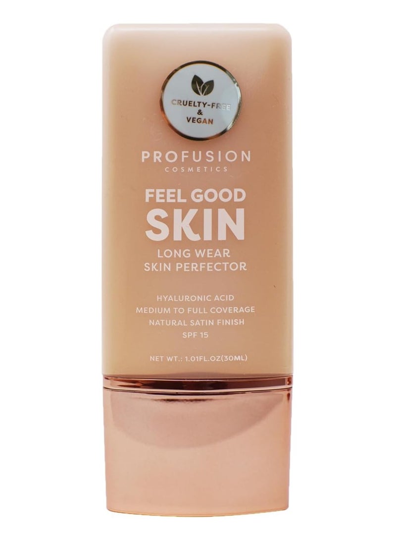 Profusion Cosmetics Lightweight Liquid Foundation for a Flawless and Elegant Radiance Breathable Makeup for Improves Uneven Skin Tone Cruelty Free Light 1 - Image 1