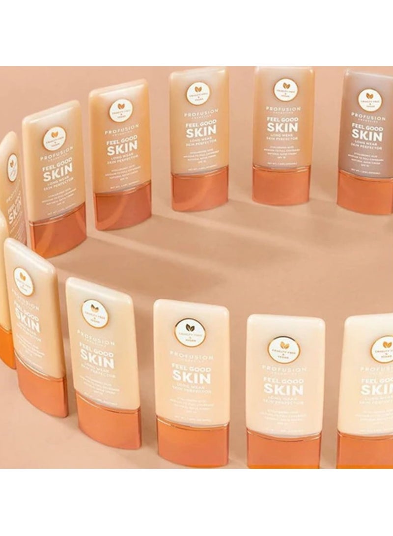 Profusion Cosmetics Lightweight Liquid Foundation for a Flawless and Elegant Radiance Breathable Makeup for Improves Uneven Skin Tone Cruelty Free Light 1 - Image 5