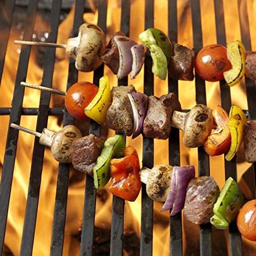 SANWALSA [Pack of 240 Sticks, 12 inch, 3mm] Barbeque Skewers Sticks | Bamboo BBQ Skewer Sticks | Perfect for Grilling, Roasting & Party Treats | Ideal for Parties & Camping - Image 4