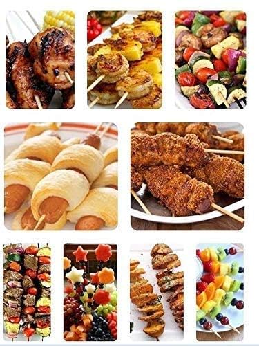 SANWALSA [Pack of 240 Sticks, 12 inch, 3mm] Barbeque Skewers Sticks | Bamboo BBQ Skewer Sticks | Perfect for Grilling, Roasting & Party Treats | Ideal for Parties & Camping - Image 5