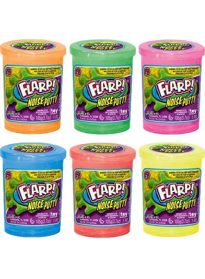 Ja-Ru Flarp Noise Putty Scented (4 Units Assorted) Squishy Sensory Toys For Easter, Adhd Autism Stress Toy, Great Party Favors Fidget For Kids And Adults Boys & Girls. Plus 1 Bouncy Ball 10041 4P - Image 5