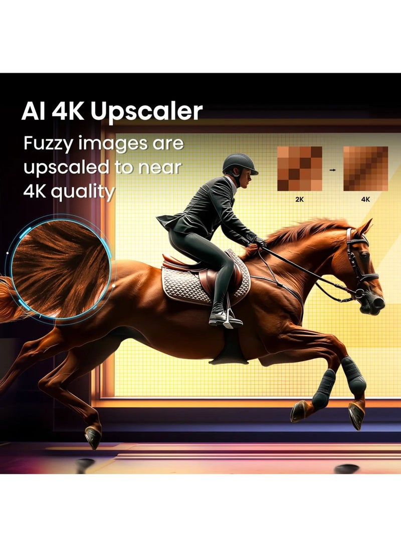 Hisense 55-Inch Q6QS QLED 4K 60Hz Smart TV for Entertainment & Gaming | Hisense QLED VIDAA Smart TV, HDMI, USB, Wifi, BT, QLED Colors, HDR10+, Dolby Vision & Atmos, Game Mode Plus 60Hz, VRR, AI 4K Upscaler & Voice Control | 2025 Model QLED TV 55Q6QS Black - Image 5
