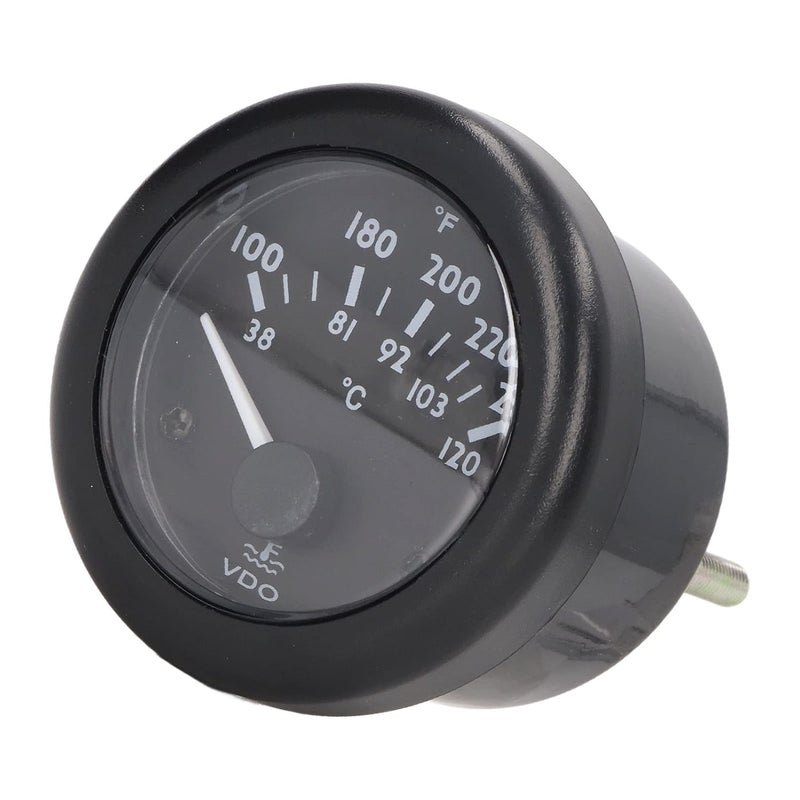 ZJchao 52mm Engine Water Temperature Engine Water Temp Marine Water Temperature Meter with Front for Automotive Marine Applications (12V) - Image 2